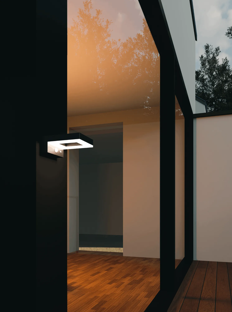 Applique solaire murale extérieure design moderne