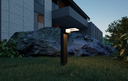 Borne solaire SQUARE pour éclairage de jardin