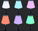Lampe solaire de table COSY multicolore