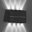 Applique solaire DOBLO vue produit avec panneau solaire intégré