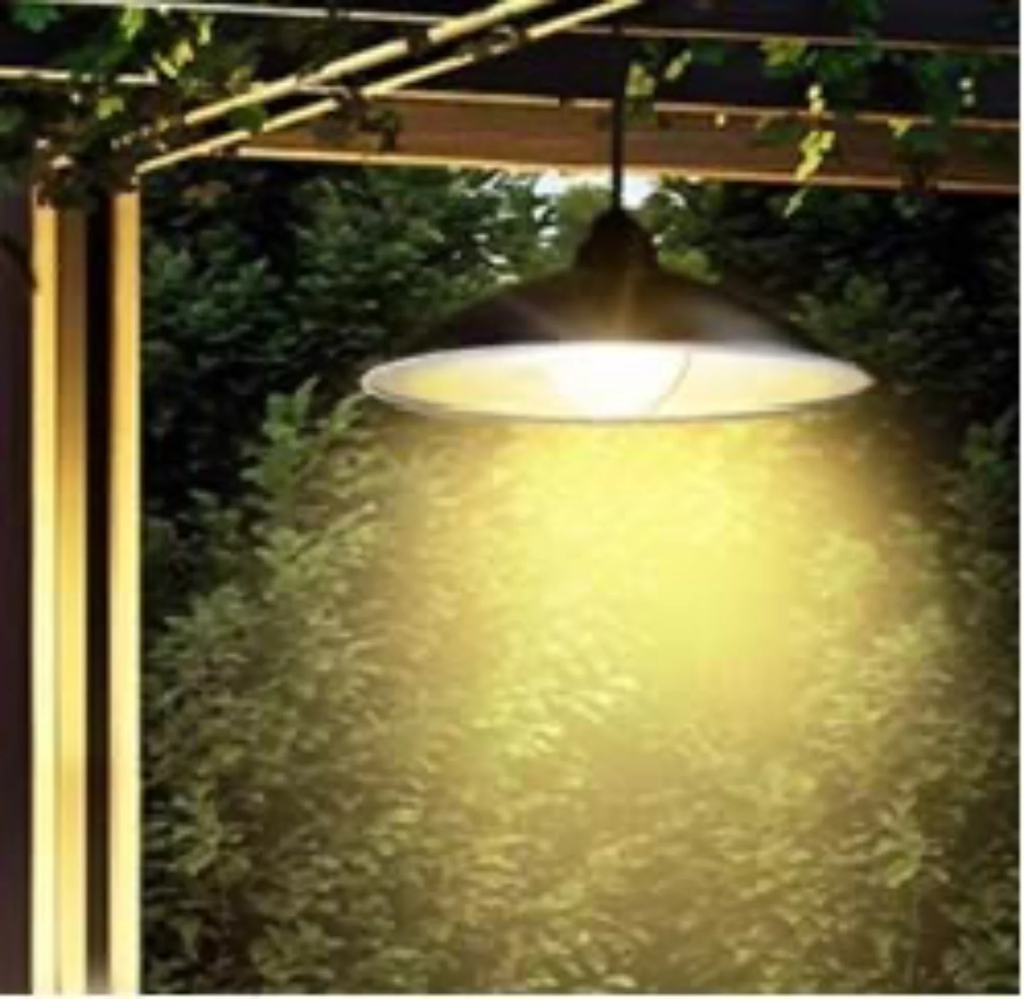 Suspension solaire 500 lumens pour pergola et terrasse
