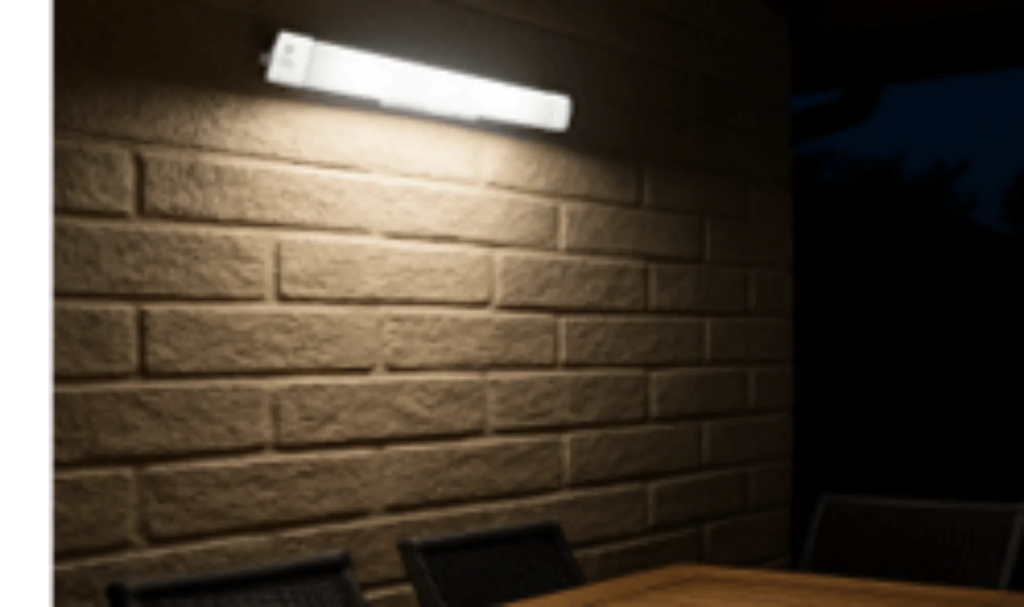 Applique solaire murale NEON 2000 éclairage continu