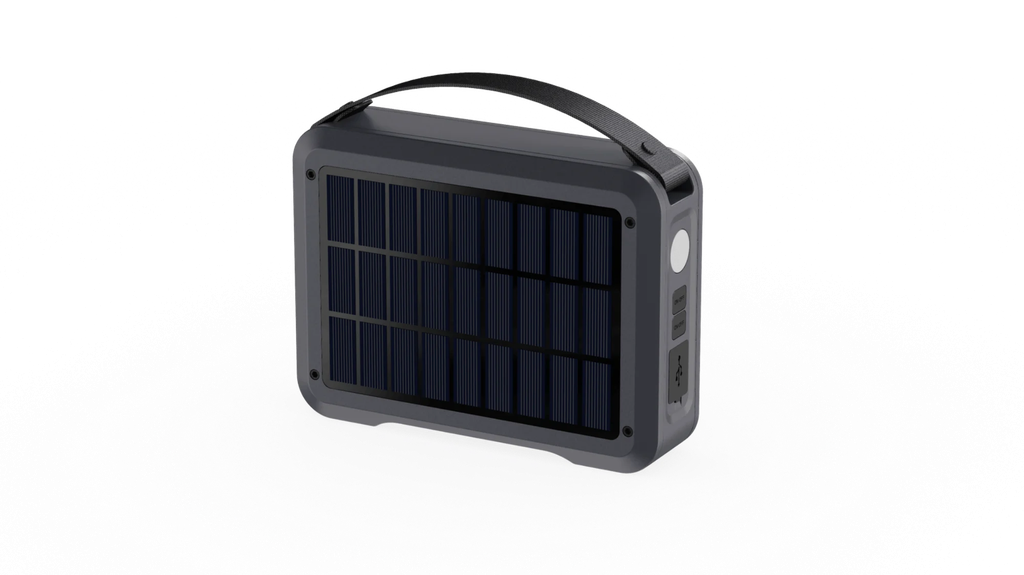 Lampe solaire NOMAD 800 vue arrière panneau solaire