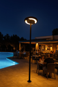 Lampadaire solaire extérieur éclairage nocturne